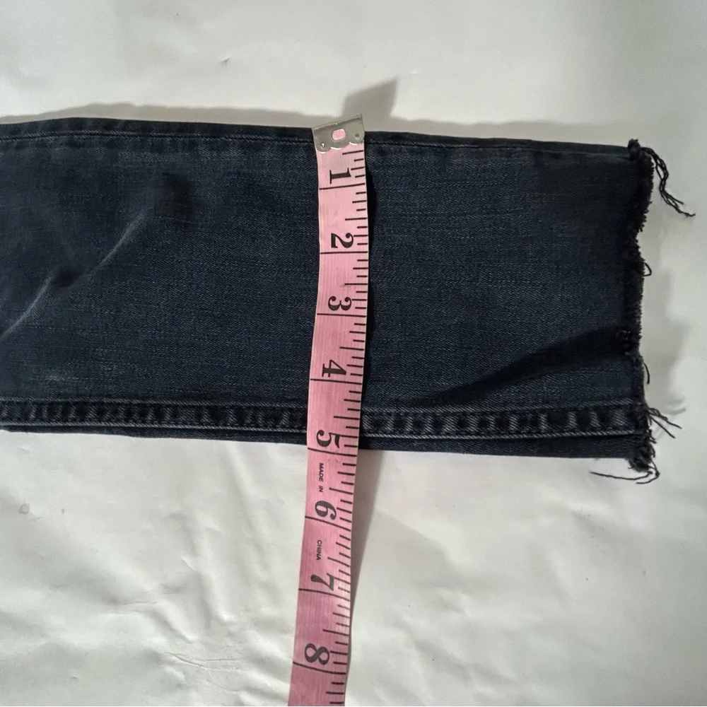 All Saints Dax Cigarette Skinny Jeans‎ Actual Size 24X26 Ankle Black Stretch
